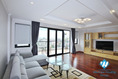 An extremely gorgeous 2 bedroom apartment for rent on Xuan Dieu street. 